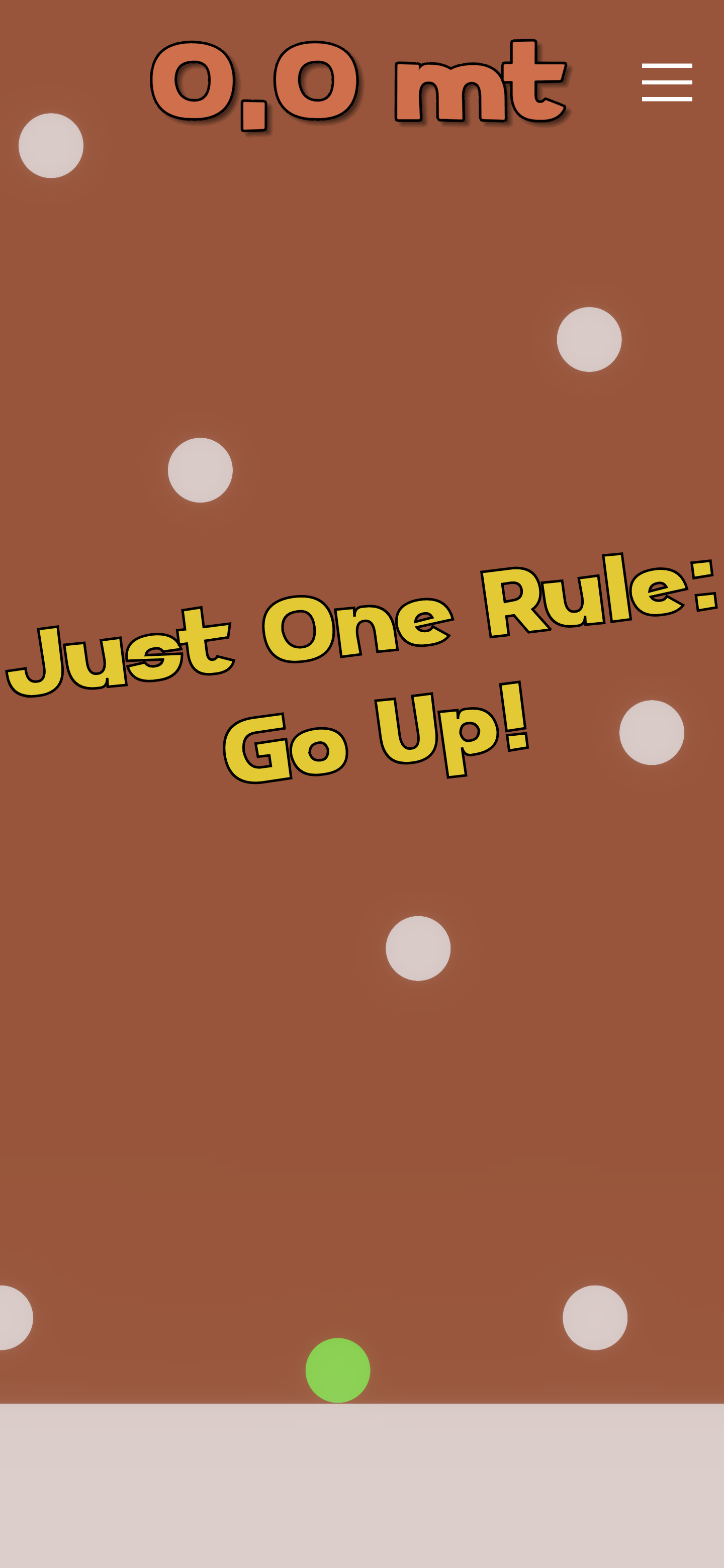 Just One Rule: Go Up!